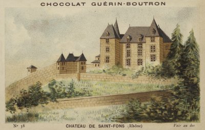 Kasteel van Saint-Fons, Rhone door French School