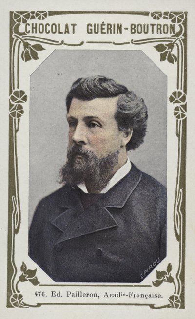 Edouard Pailleron, Academie Francaise (gekleurd foto) door French School