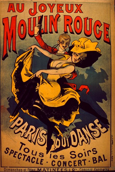 Moulin Rouge, 1890-99 door French School