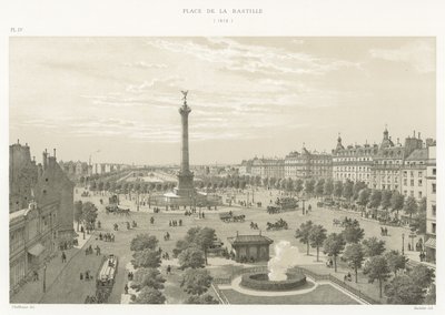 Place de la Bastille, 1878 door French School