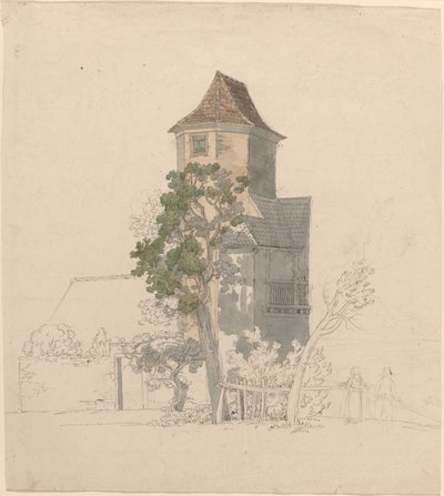 Toren van een Versterkt Huis [recto] door Friedrich Salathé