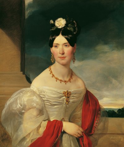 Marie Freiin Vesque von Püttlingen door Friedrich von Amerling