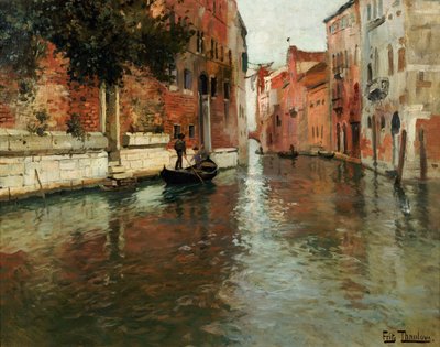 Een Venetiaanse Achterwater door Frits Thaulow