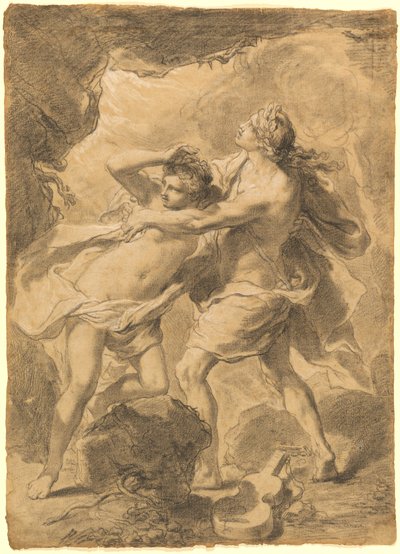 Orpheus en Eurydice door Gaetano Gandolfi