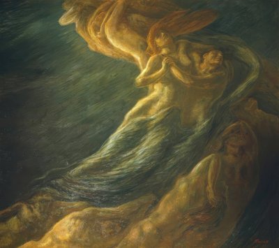 Paolo en Francesca, 1901 door Gaetano Previati