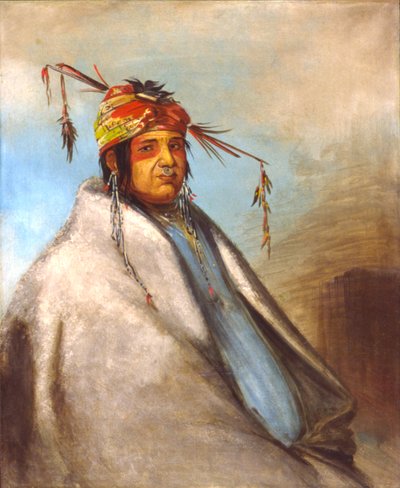 Non-on-dá-gon, een hoofdman, 1830 door George Catlin