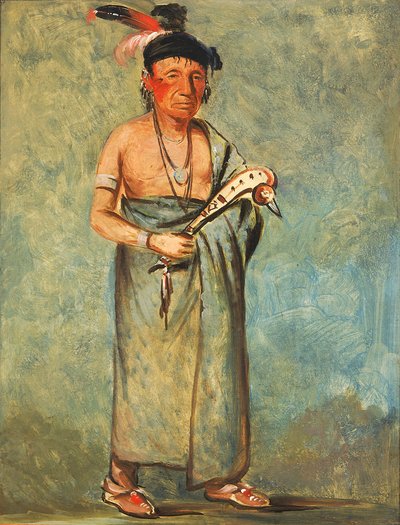 Span-e-o-née-kaw, De Spanjaard, 1828 door George Catlin