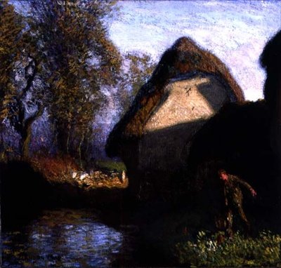 Achter de schuur door George Clausen