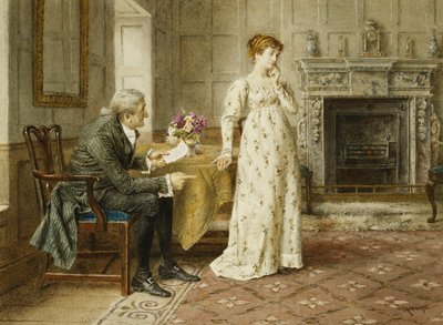 Vaderlijk advies door George Goodwin Kilburne