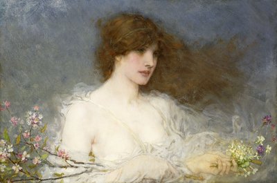 Een Lente Idylle, 1901 door George Henry Boughton