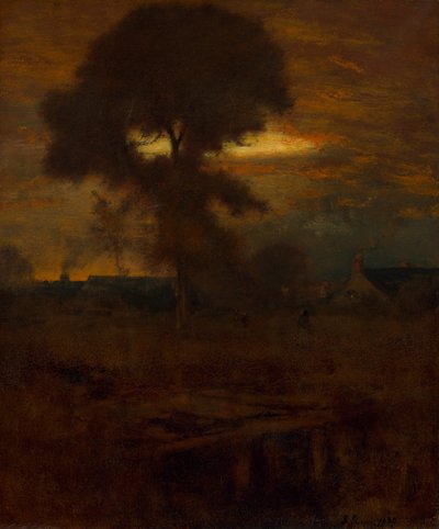 Nagloed, 1893 door George Inness