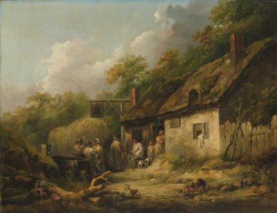 The Bell Inn, late 1780s door George Morland