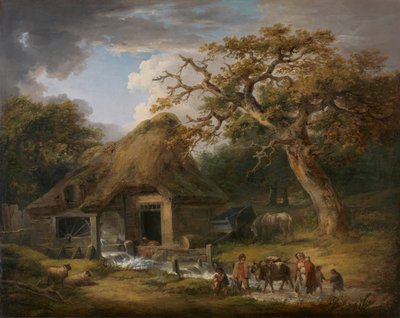 De Oude Watermolen door George Morland