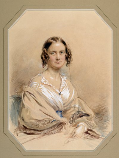 Emma Darwin door George Richmond