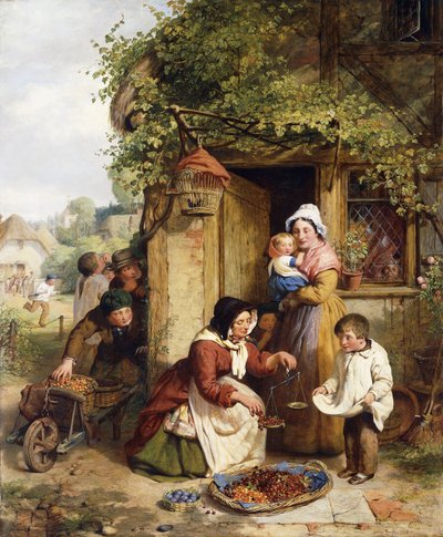 De Kersenverkoper, 1856 door George Smith