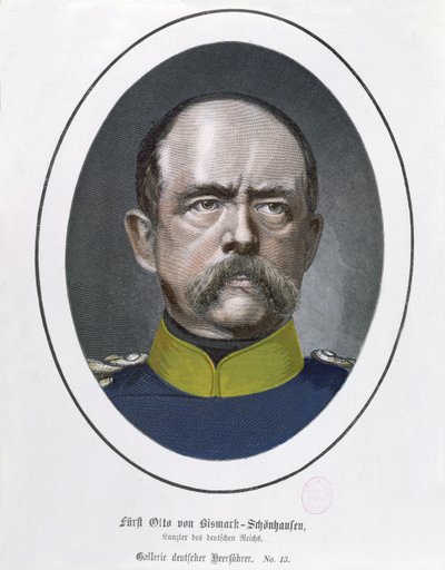 Kanselier Otto Von Bismarck (1815-98) c.1871 door German School