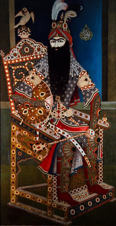 Fath-Ali Shah Qajar door Ghulan Asad Quajar