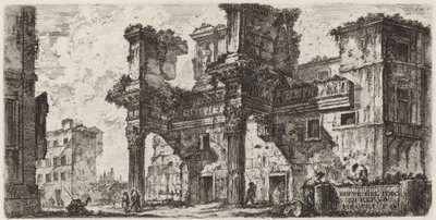 Deel van het Forum van Nerva door Giovanni Battista Piranesi