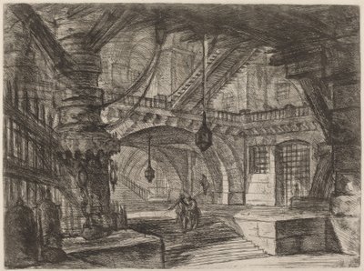 De Pier met Kettingen door Giovanni Battista Piranesi