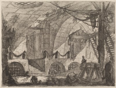 De Zaagbok door Giovanni Battista Piranesi