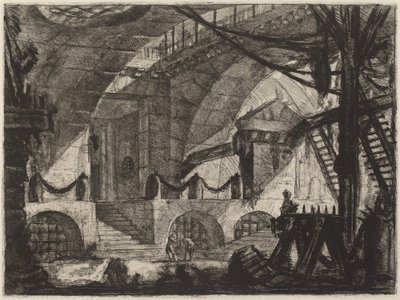 De Zaagbok door Giovanni Battista Piranesi