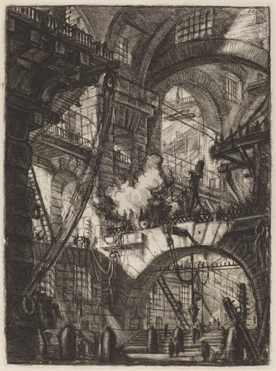 Het Rokende Vuur door Giovanni Battista Piranesi