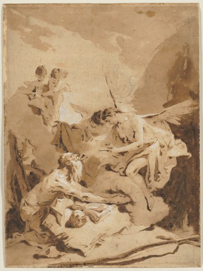 De Laatste Communie van St. Jerome door Giovanni Battista Tiepolo