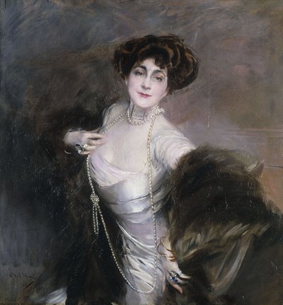 Portret van Diaz Albertini, 1909 door Giovanni Boldini