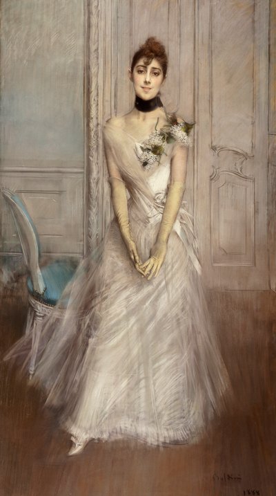 Portret van Emiliana Concha de Ossa door Giovanni Boldini