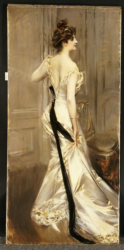 De zwarte sjerp, ca. 1905 door Giovanni Boldini