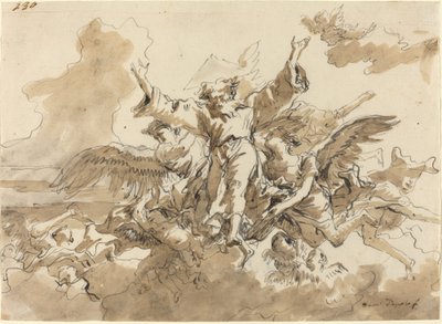 Schepping van het Universum door Giovanni Domenico Tiepolo