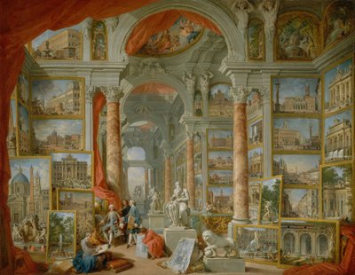 Modern Rome door Giovanni Paolo Pannini