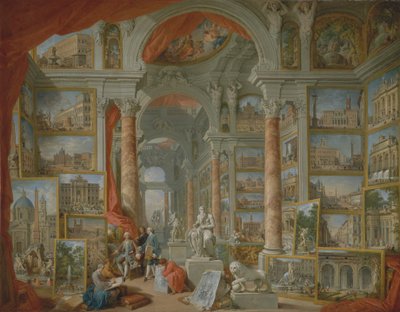 Modern Rome door Giovanni Paolo Panini