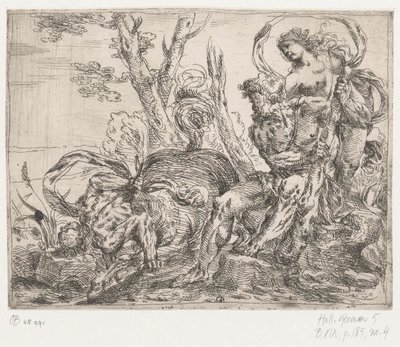 Hercules doodt de centaur Nessus door Giovanni Pietro Possenti