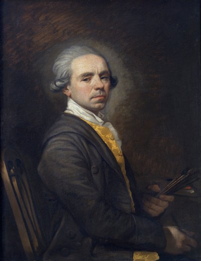 Zelfportret, ca. 1780 door Giuliano Traballesi