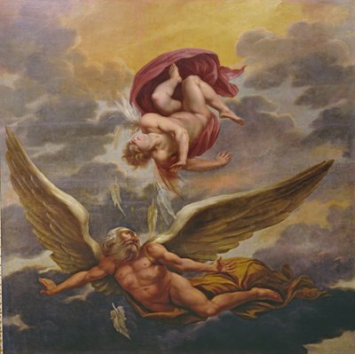 Daedalus en Icarus door Giuseppe Cesari