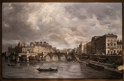 Uitzicht op de Pont Neuf door Giuseppe Canella