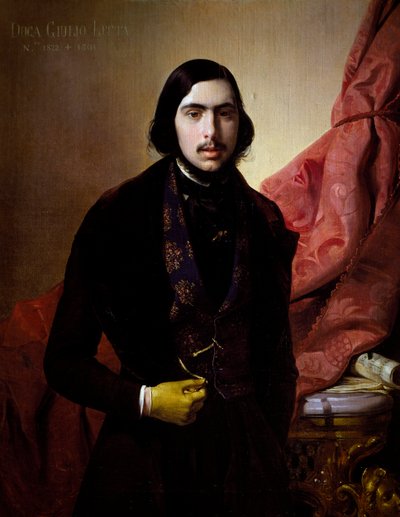 Portret van Giulio Litta door Giuseppe Molteni