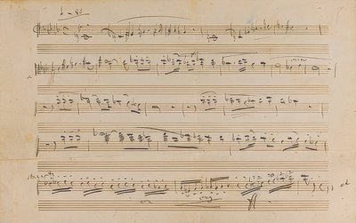 Manuscript: Opera Otello. 1887 door Giuseppe Verdi