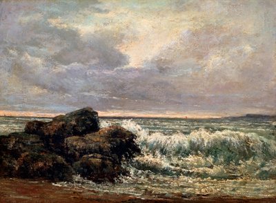 De Golf, ca. 1870 door Gustave Courbet