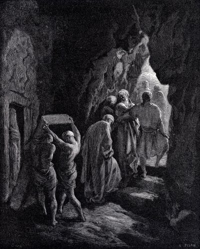 Begrafenis van Sarah door Gustave Dore