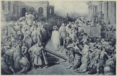 Christus verlaat het Praetorium door Gustave Dore