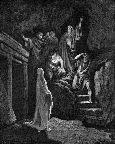 Opstanding van Lazarus door Gustave Dore