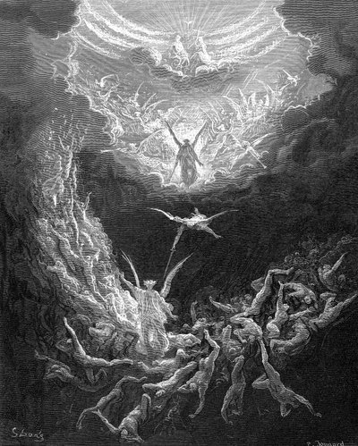 Het Laatste Oordeel, 1865-1866 door Gustave Dore