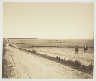 Manoeuvres, Camp de Châlons door Gustave Le Gray