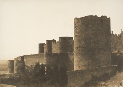 De vestingwerken van Carcassonne, 1851 door Gustave Le Gray