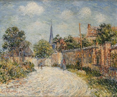 De dorpsstraat door Gustave Loiseau