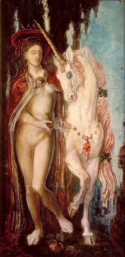 De Eenhoorn door Gustave Moreau