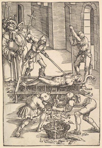 Martelaarschap van Sint Laurentius, ca. 1505 door Hans Baldung