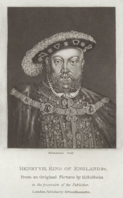 Hendrik VIII Koning van Engeland door Hans Holbein der Jüngere